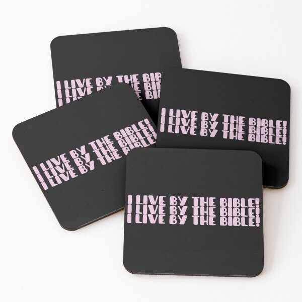Item preview, I live by the bible! designed and sold by Pixelpenguin23.