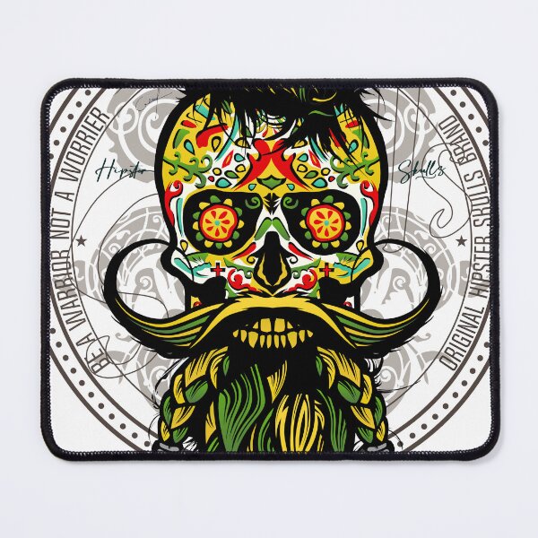 Item preview, leader mexican hipster skull legendary mexican skull designed and sold by Achille3777.
