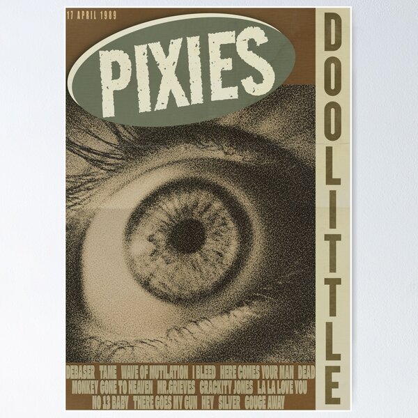 Item preview, Pixies Doolittle Album Poster, T-shirt  designed and sold by Akiras Atelier.