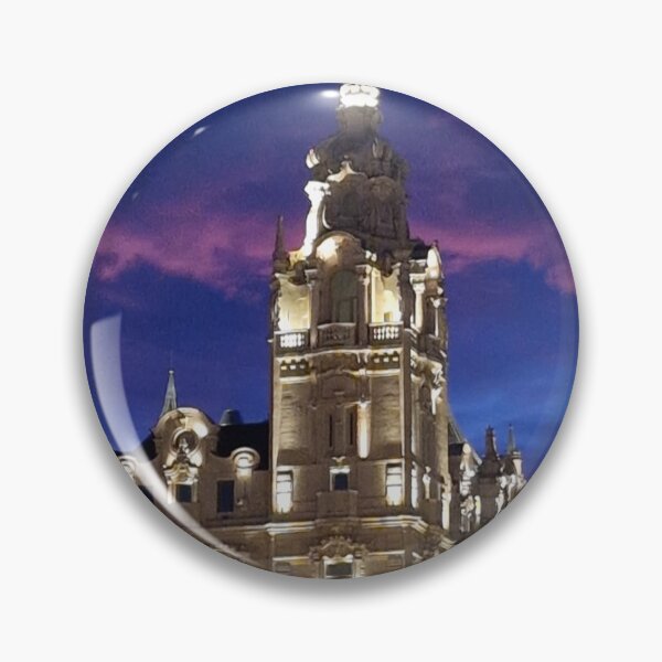 Item preview, Illuminated Matild Palace, Luxury Collection Hotel, Budapest at Dusk designed and sold by Gaboro.