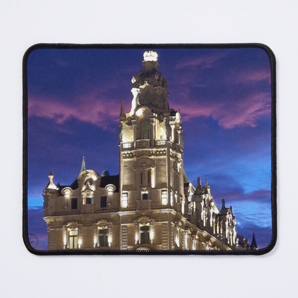Item preview, Illuminated Matild Palace, Luxury Collection Hotel, Budapest at Dusk designed and sold by Gaboro.