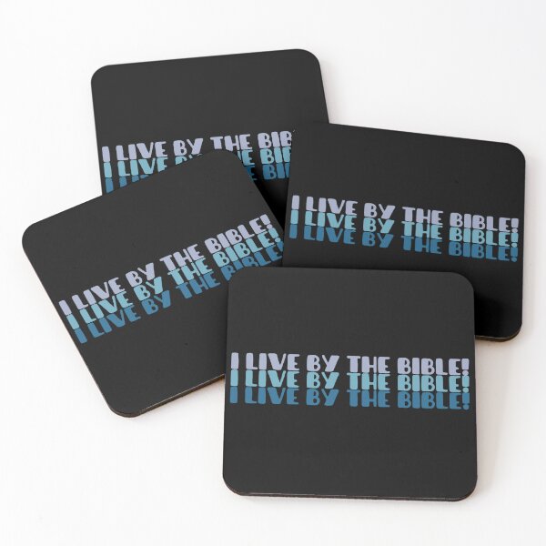 Item preview, I live by the bible! designed and sold by Pixelpenguin23.