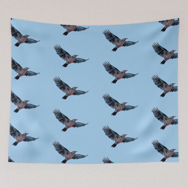 Item preview, Lewis’s Woodpecker Flying Black Alternate Design  designed and sold by designsasstultd.