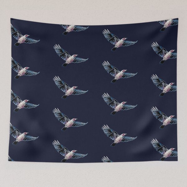 Item preview, Lewis’s Woodpecker Flying White Alternate Design  designed and sold by designsasstultd.