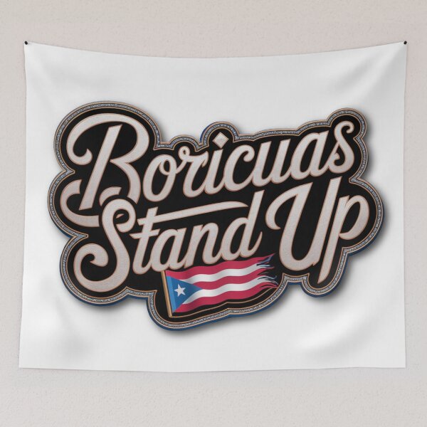 Item preview, BORICUAS STAND UP LOGO #4 designed and sold by Boricuas Incorporated.