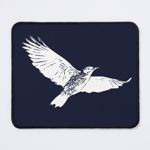 Item preview, Lewis’s Woodpecker Flying White Design designed and sold by designsasstultd.