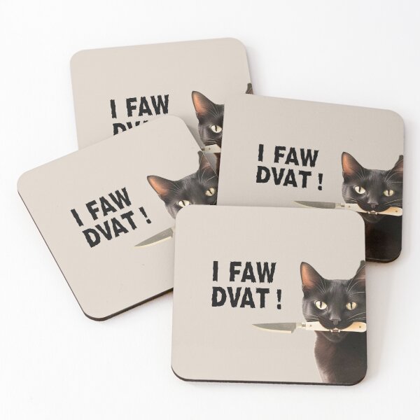 Item preview,   I saw that peeking black cat with knife designed and sold by FatBirdie.