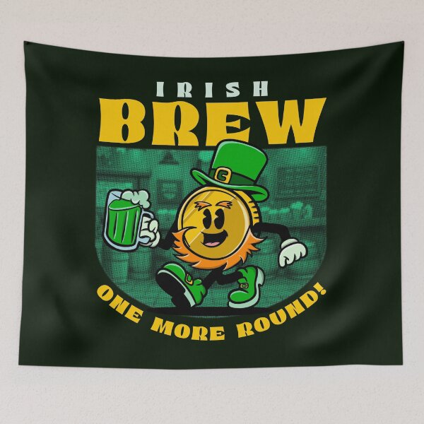 Artikelvorschau, Glücksgoldmünze zum St. Patrick’s Day: Lustiger irischer Trinkhumor entworfen und verkauft von ImaginarStore.