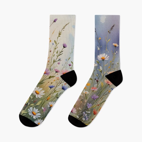 Item preview, Watercolor Wildflowers Floral Design 348 designed and sold by artbylucie.