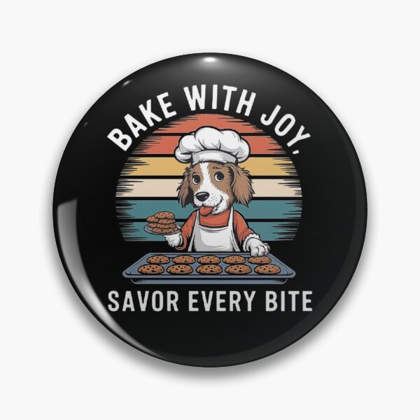 Item preview, Dog Chef Baking Cookies - Bake with Joy Design designed and sold by love3617.