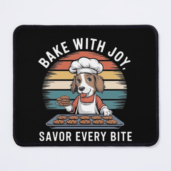 Item preview, Dog Chef Baking Cookies - Bake with Joy Design designed and sold by love3617.