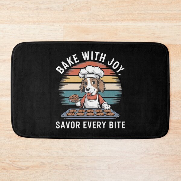Item preview, Dog Chef Baking Cookies - Bake with Joy Design designed and sold by love3617.