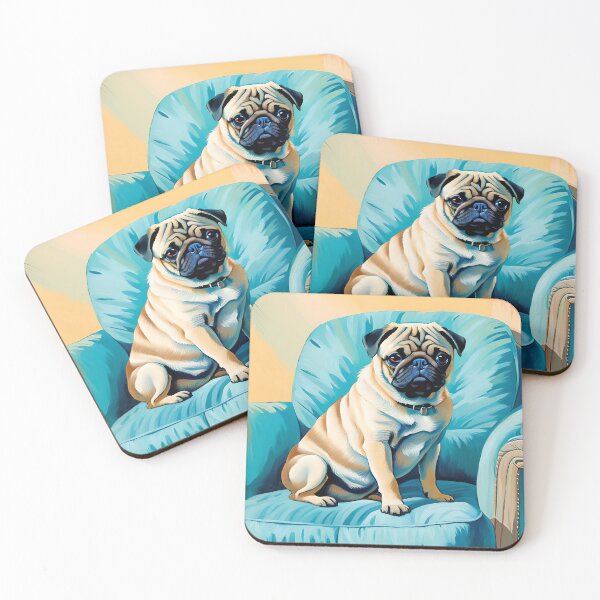 Item preview, Pug Dog Art designed and sold by Bow Wow Pop Art.
