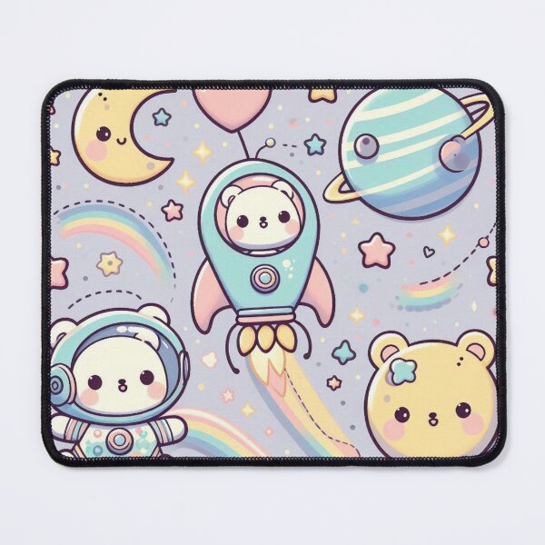Item preview, Pastel Space Doodles designed and sold by Furbulous Faces.