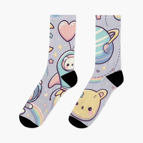 Item preview, Pastel Space Doodles designed and sold by Furbulous Faces.