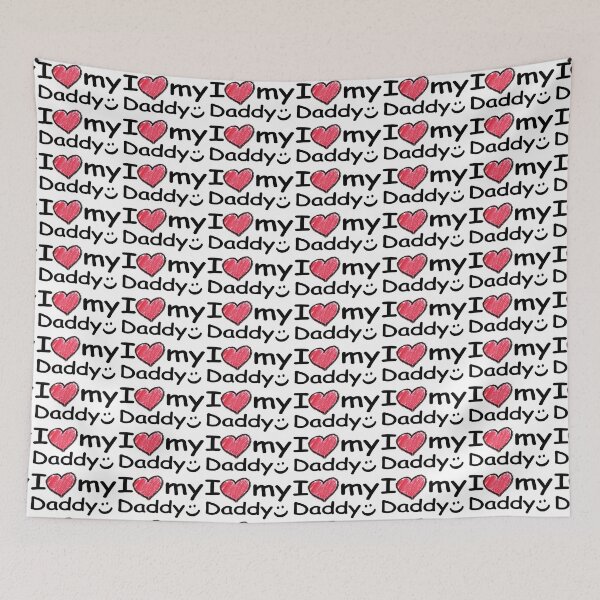 Item preview, I Love My Daddy With Love Heart designed and sold by iwantthatsignUK.