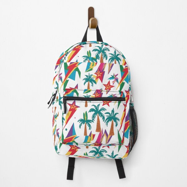 Item preview, Palm Trees Stars Lightening Bolts All-Over Design designed and sold by FroggyFly Designs.