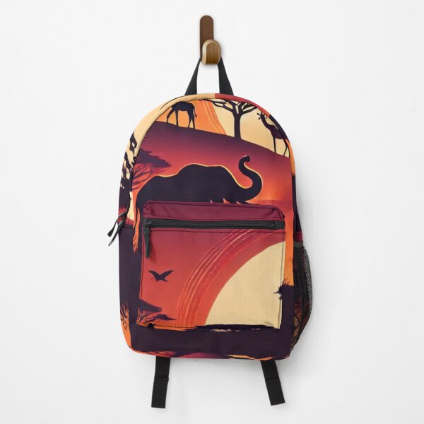 Item preview, Sunset Safari Silhouette Print designed and sold by OandSDesigns23.