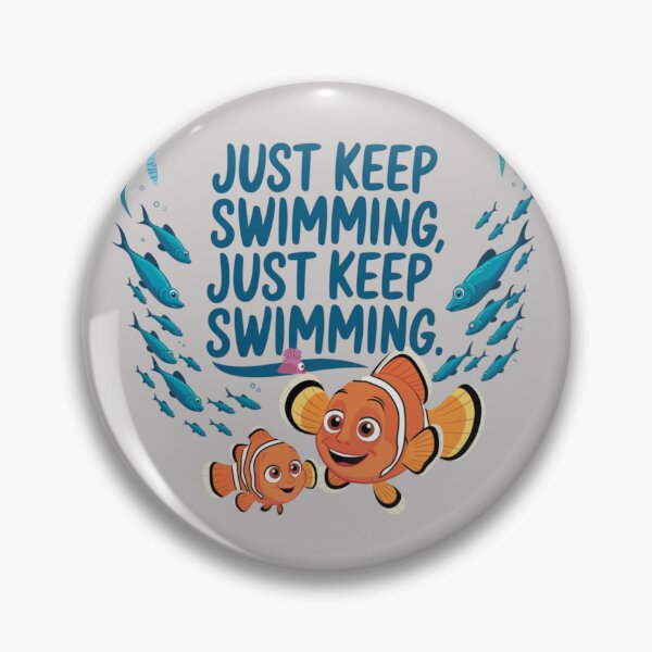 Item preview, Finding Nemo - Just keep swimming designed and sold by 123ks.