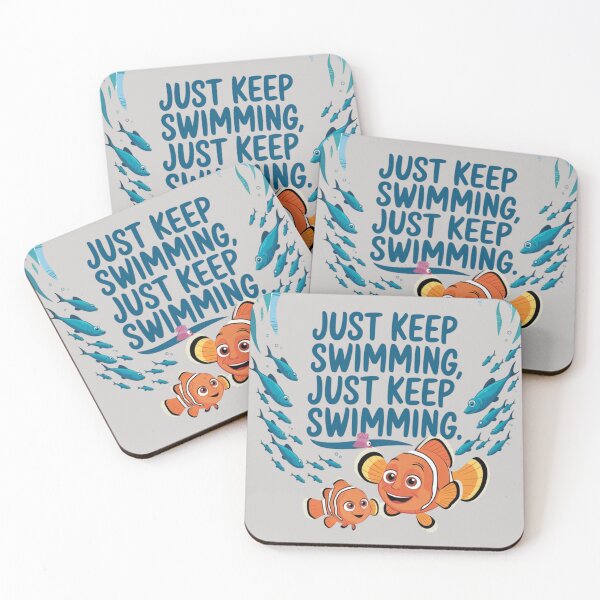 Item preview, Finding Nemo - Just keep swimming designed and sold by 123ks.