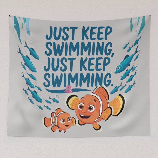 Item preview, Finding Nemo - Just keep swimming designed and sold by 123ks.