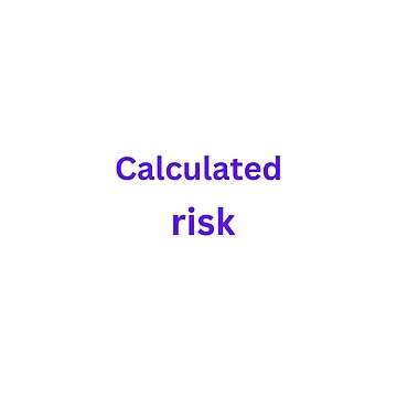 Artwork thumbnail, calculated risk by Monem-RASH