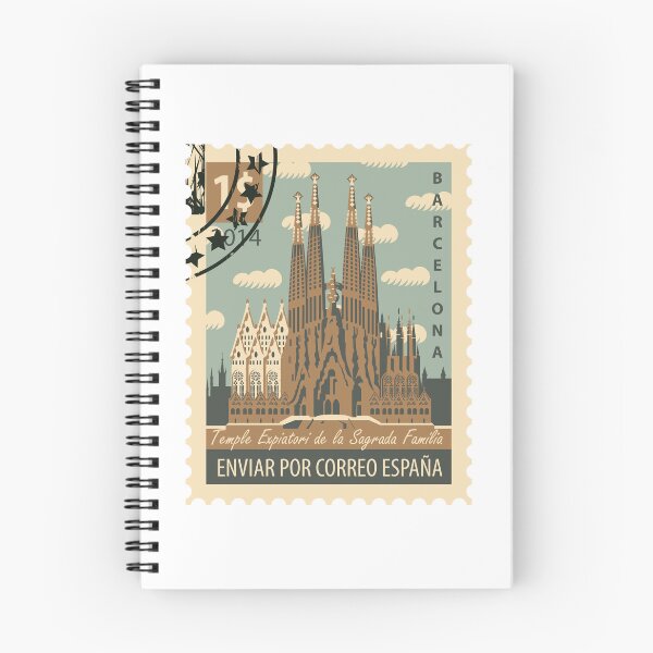Item preview, Barcelona Postage Stamp designed and sold by NewWorldIsHere.