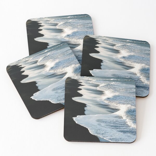 Item preview, Black Sands and Icy Waves: Iceland's Rugged Coastline designed and sold by regnumsaturni.