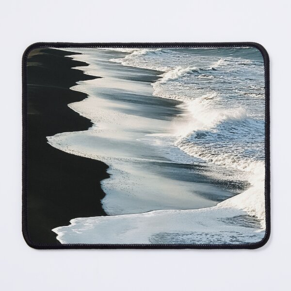 Item preview, Black Sands and Icy Waves: Iceland's Rugged Coastline designed and sold by regnumsaturni.