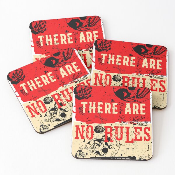 Item preview, no rules skull quote slogan designed and sold by Achille3777.
