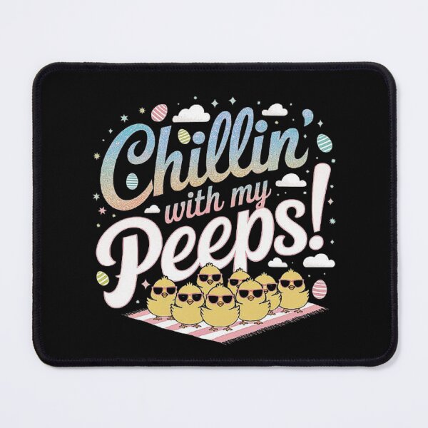 Item preview, Cute Easter Chicks Funny “Chillin’ with My Peeps” Spring Design designed and sold by love3617.