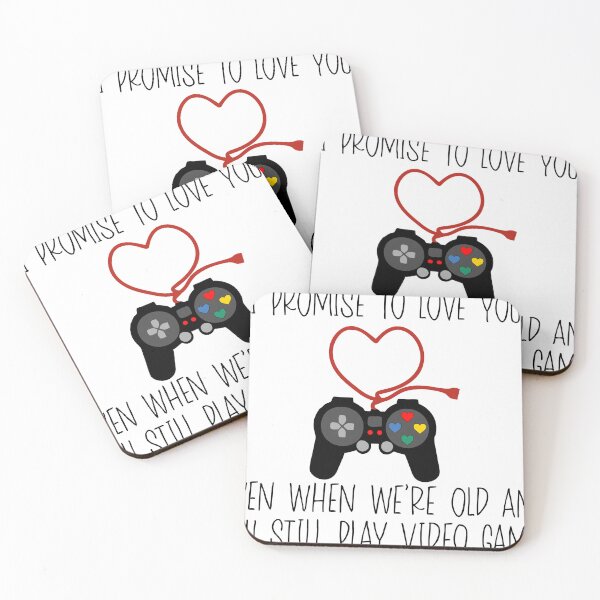 Item preview, I Promise to Love You When We're Old and You Still Play Video Games designed and sold by fantasyimprint.