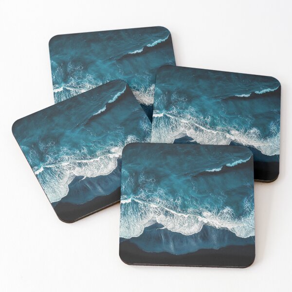 Item preview, Endless Ocean Waves Crashing Shoreline Serenity - Aerial Landscape Photography designed and sold by regnumsaturni.