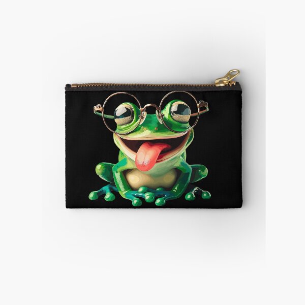 Item preview, Funny Frog With Glasses – Cute & Quirky Design designed and sold by designleon19.