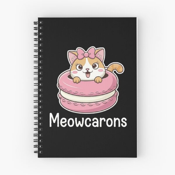 Item preview, Meowcarons - Cute Cat Macaron Kawaii Dessert Lover designed and sold by love3617.