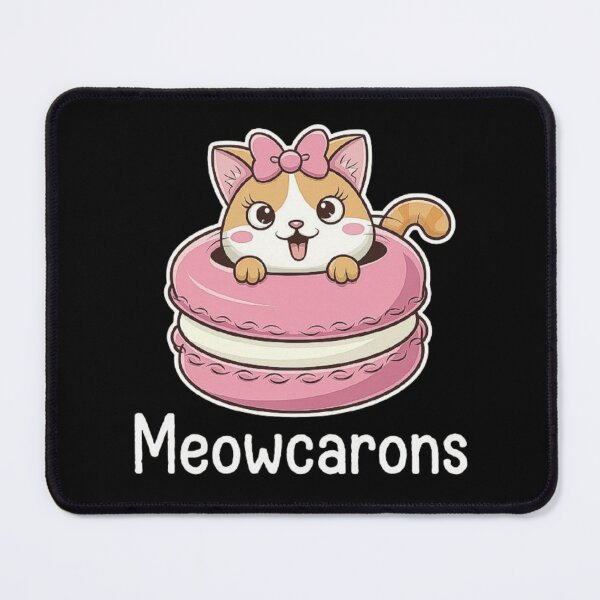 Item preview, Meowcarons - Cute Cat Macaron Kawaii Dessert Lover designed and sold by love3617.