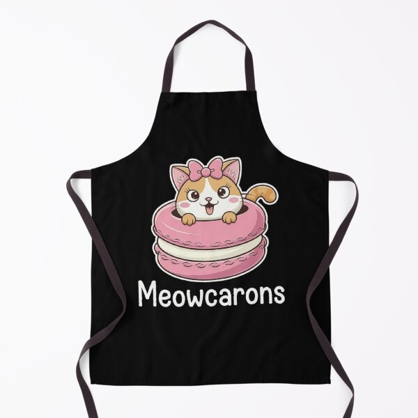 Item preview, Meowcarons - Cute Cat Macaron Kawaii Dessert Lover designed and sold by love3617.
