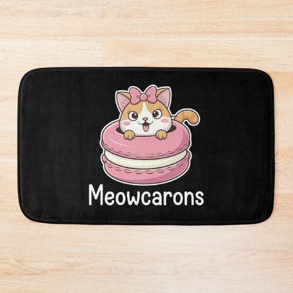 Item preview, Meowcarons - Cute Cat Macaron Kawaii Dessert Lover designed and sold by love3617.