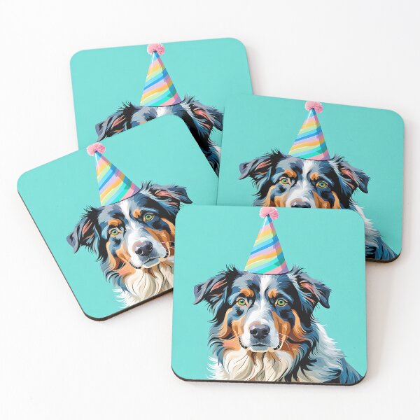 Item preview, Australian Shepherd Art designed and sold by Bow Wow Pop Art.