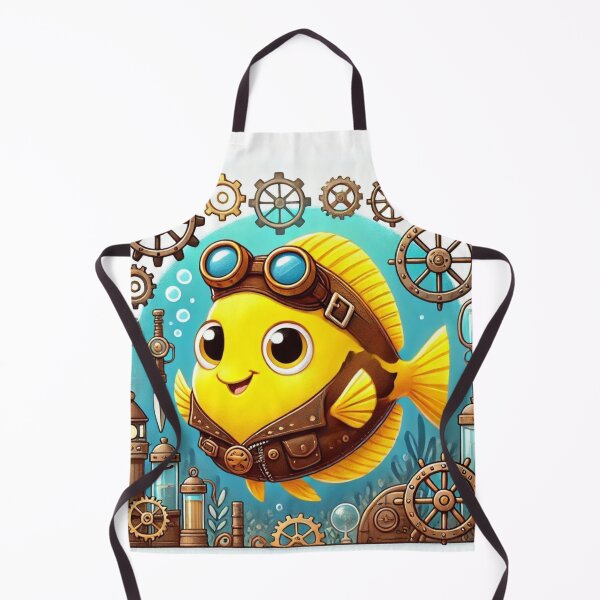 Item preview, Steampunk Yellow Tang designed and sold by Sillytoe.