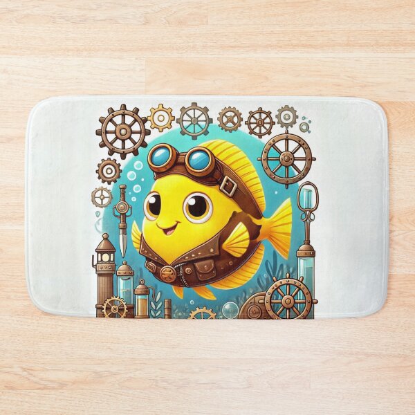 Item preview, Steampunk Yellow Tang designed and sold by Sillytoe.