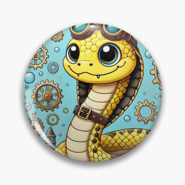 Item preview, Steampunk Yellow-Bellied Sea Snake designed and sold by Sillytoe.