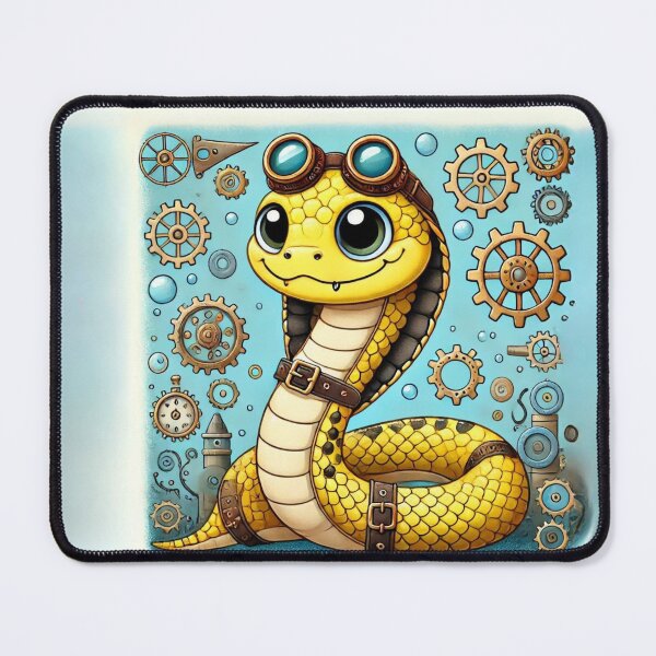 Item preview, Steampunk Yellow-Bellied Sea Snake designed and sold by Sillytoe.