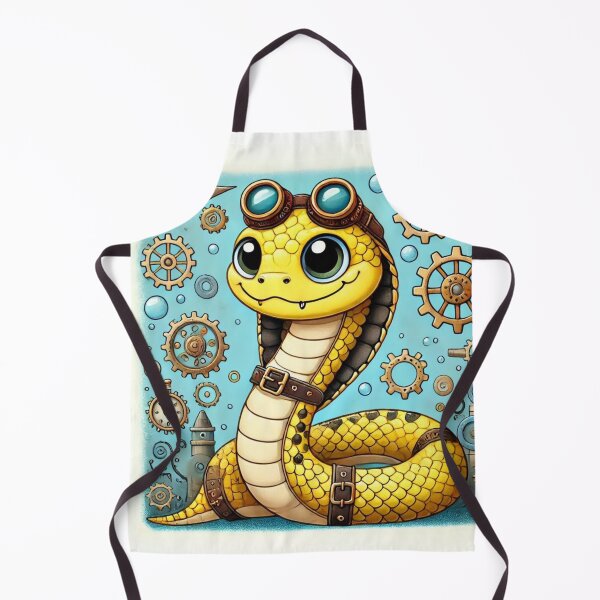 Item preview, Steampunk Yellow-Bellied Sea Snake designed and sold by Sillytoe.