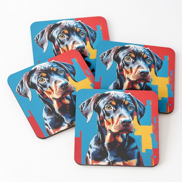 Item preview, Doberman Puppy Art designed and sold by Bow Wow Pop Art.