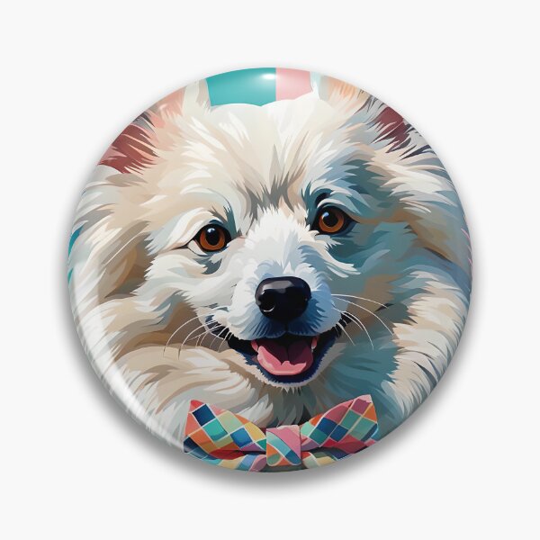 Item preview, Samoyed Dog Portrait Art designed and sold by Bow Wow Pop Art.
