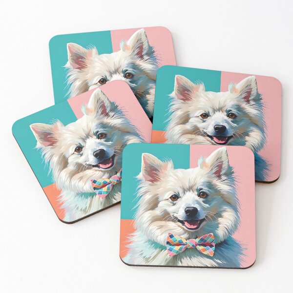 Item preview, Samoyed Dog Portrait Art designed and sold by Bow Wow Pop Art.