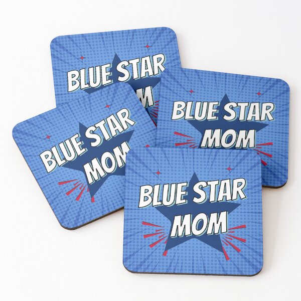 Aperçu de l'œuvre Blue Star Mother Comic Pop Art Blue Star Mom - America 250 créée et vendue par bluestarmerch.