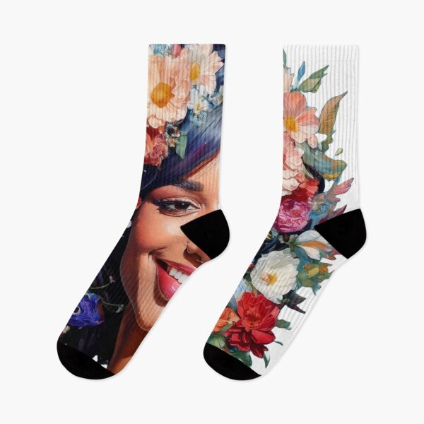 Item preview, beautiful fantastic girl with flowers designed and sold by echotek.