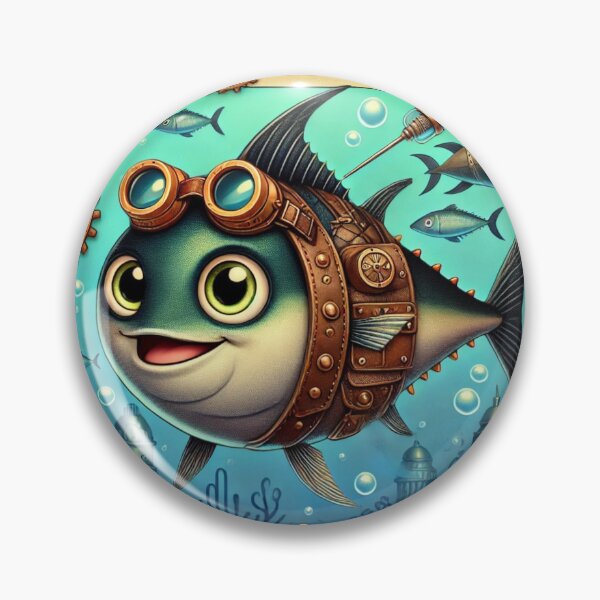 Item preview, Steampunk Yellowfin Tuna designed and sold by Sillytoe.